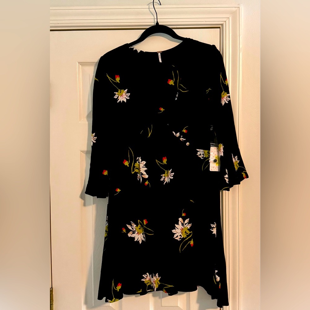 NWT Free People Time on My Side Women’s Floral Wrap Dress
